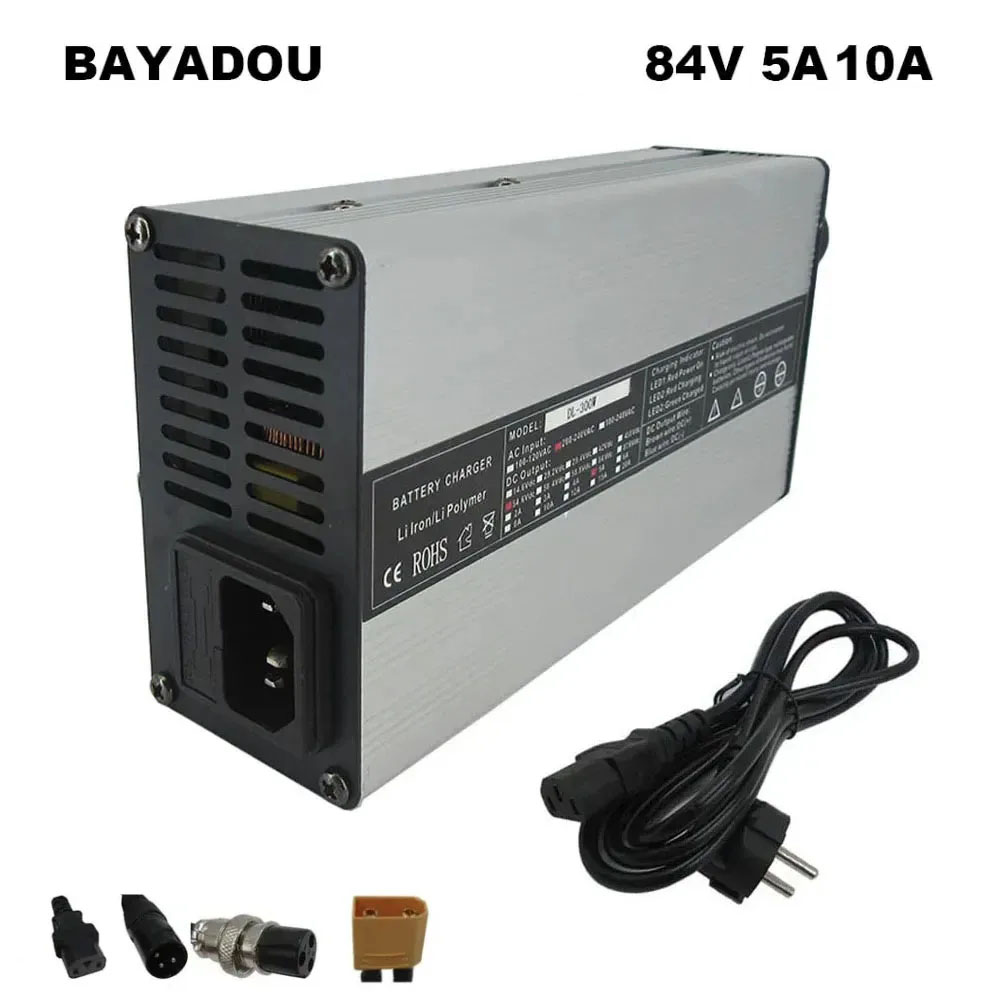 84V 20A Smart Charger - Chargeur intelligent au lithium 72V 4A