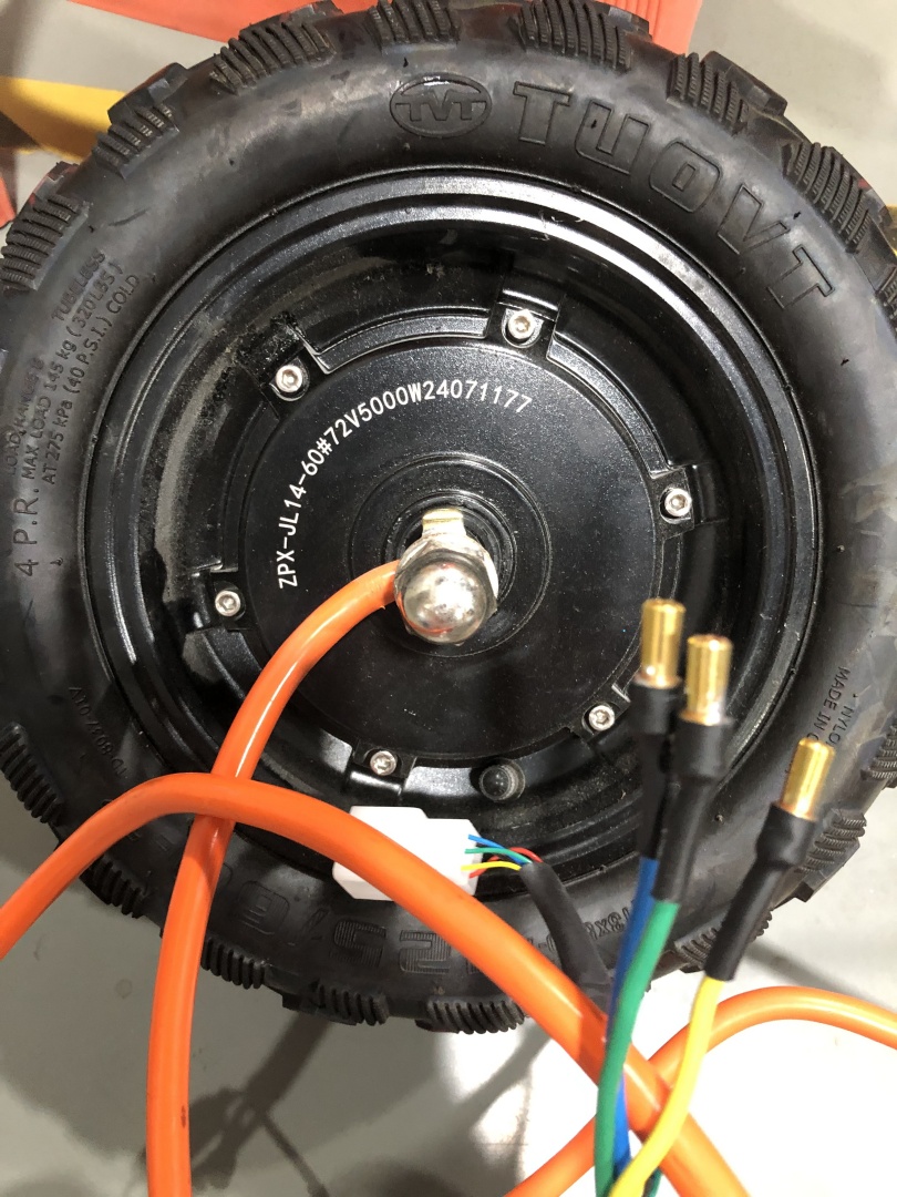 Moteur de moyeu sans balais 40 - 13 Inch 72V 5000W Brushless Motor avis et prix